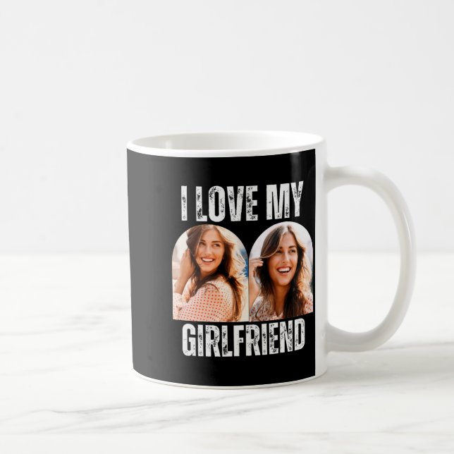 Caneca De Café I Love My Girlfriend Photo Funny Boyfriend Gift  (Direita)