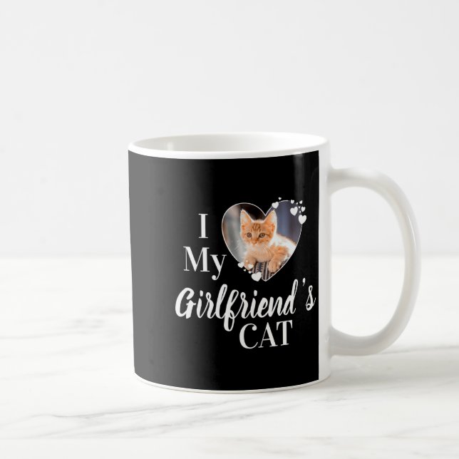 Caneca De Café I Love My Girlfriends Cat Photo  (Direita)