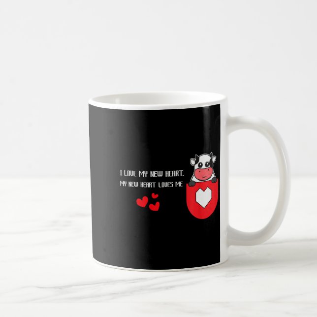 Caneca De Café I Love My New Heart Loves Me Heart Health Cardiacs (Direita)