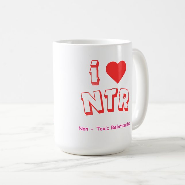 Caneca De Café I love NTR (Frente Esquerda)