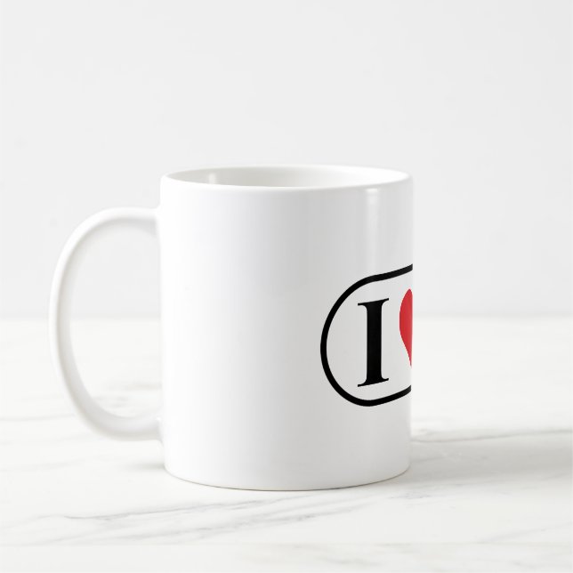 Caneca De Café I Love Panzer - Tasse (Esquerda)