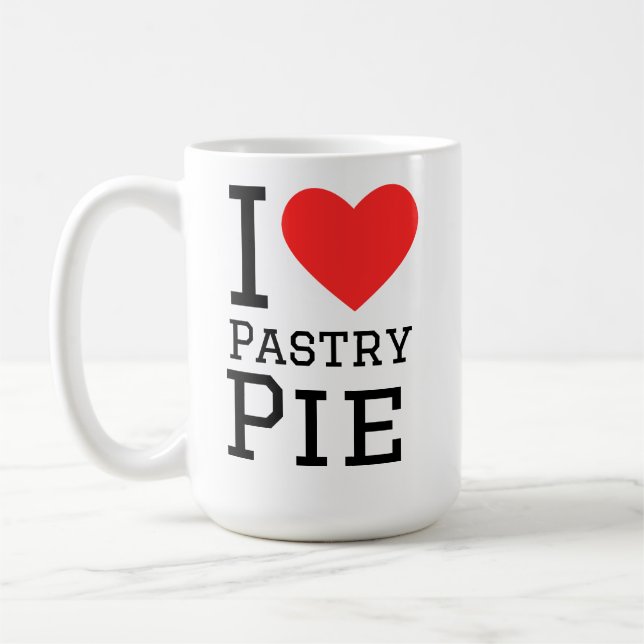 Caneca De Café I love pastry pie (Esquerda)