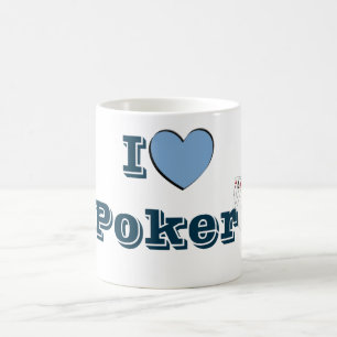 Caneca De Café I Love Póquer