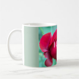 Caneca De Café I LOVE Red Rose Mug