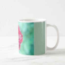 Caneca De Café I LOVE Red Rose Mug