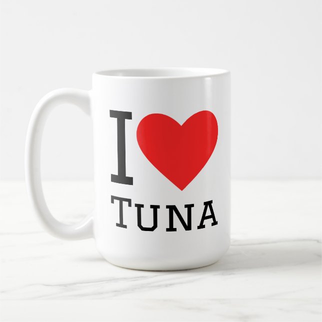 Caneca De Café I love tuna (Esquerda)