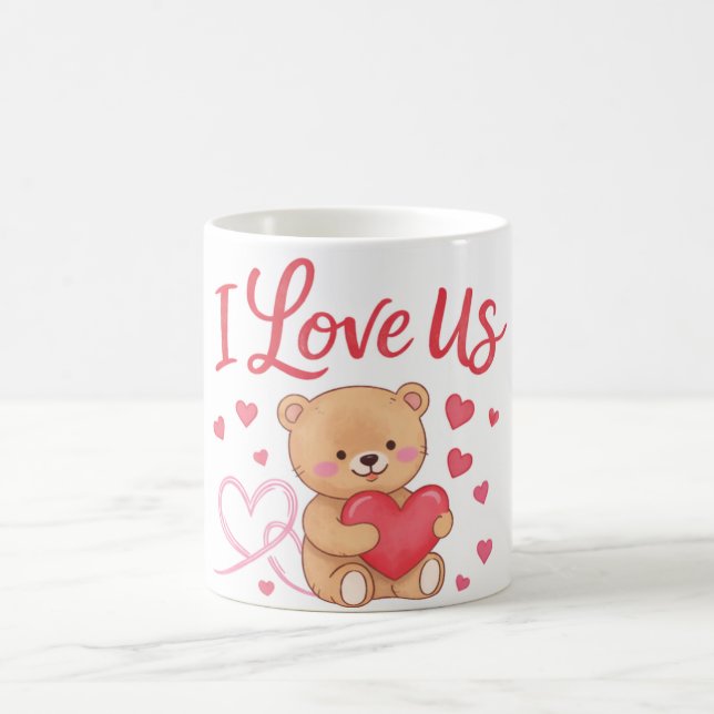Caneca De Café I Love Us Teddy Bear Mug (Centro)