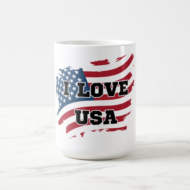 Caneca De Café I Love USA (Centro)