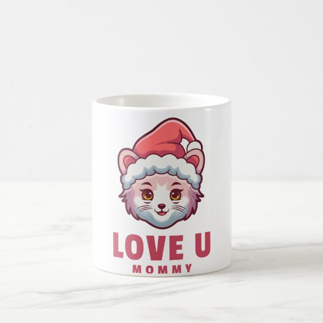 Caneca De Café I love you mommy cat (Centro)