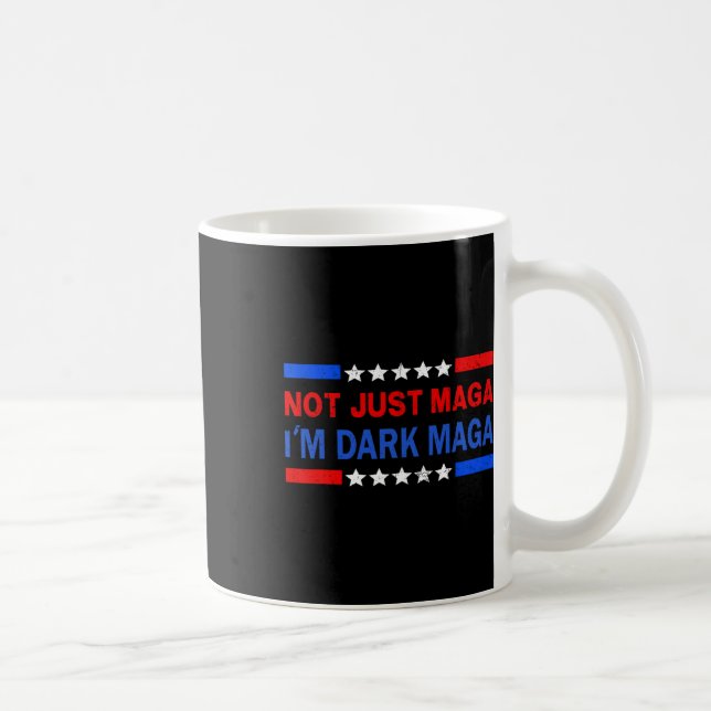 Caneca De Café I’m Not Just Mega I'm Dark Mega Trump Elections 1  (Direita)