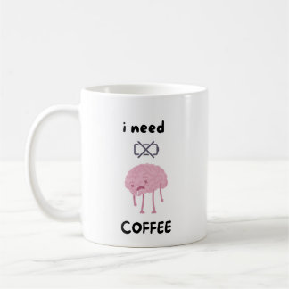 Caneca De Café I Need Coffee - Funny Coffee Lover Mug"