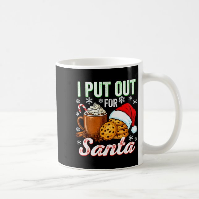 Caneca De Café I Put Out For Santa Funny Xmas Christmas Couple Ma (Direita)