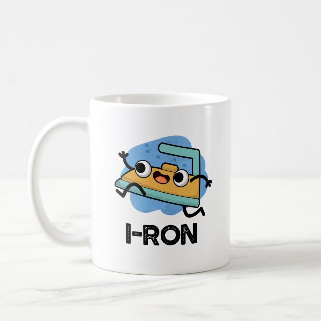 Caneca De Café I-ron Funny Running Iron Pun (Esquerda)