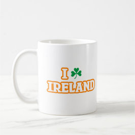 CANECA DE CAFÉ "I [SHAMROCK] IRLANDA"
