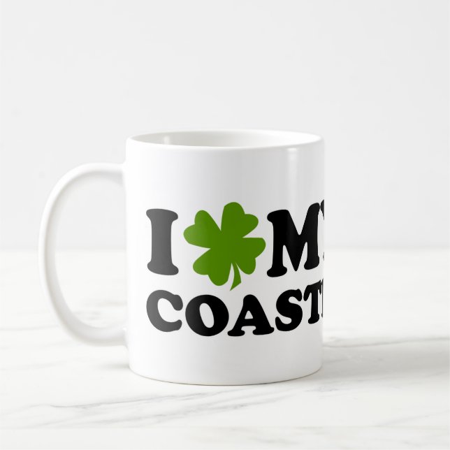 Caneca De Café I (shamrock) Minha Coastie (Esquerda)