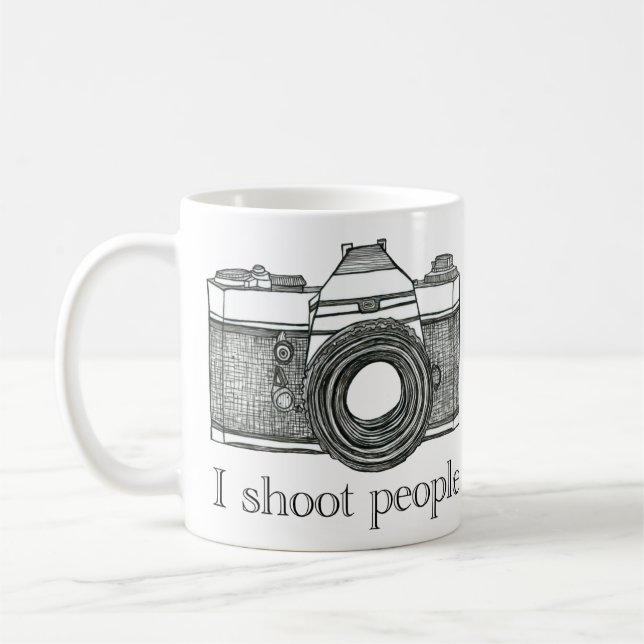 Caneca De Café I Shoot (Fotografia) Pessoas Mug (Esquerda)