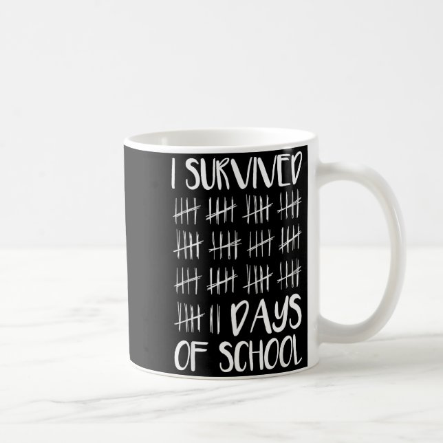 Caneca De Café I Survived 67 Days Of School Funny 67 Meme Tally M (Direita)