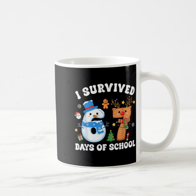 Caneca De Café I Survived 67 Days Of School Funny Meme Six Seven  (Direita)