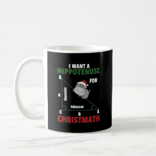 Caneca De Café I Want A Hippo For Christmas Cute Hippos