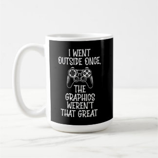 Caneca De Café I Went Outside - Funny Gamer