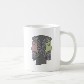 Caneca De Café ianus janus face