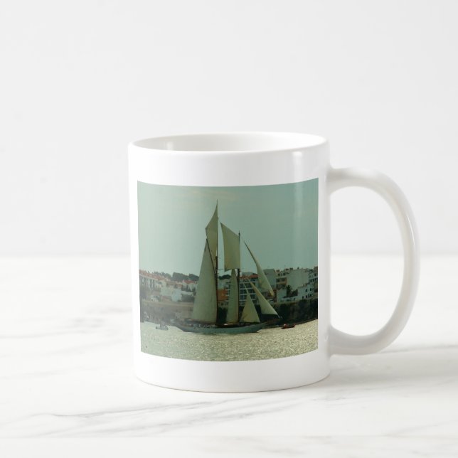 Caneca De Café Iate Clássico (Direita)