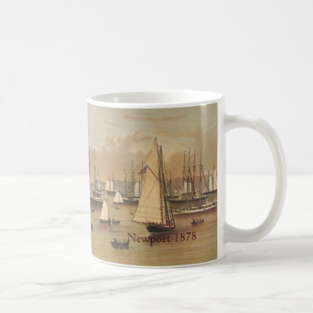 Caneca De Café Iate em Newport (Direita)