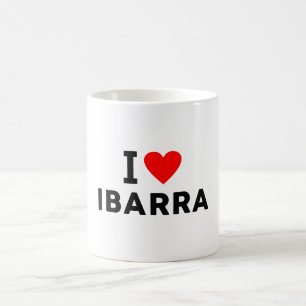 Caneca De Café Ibarra Equador cidade do coração amo viajar