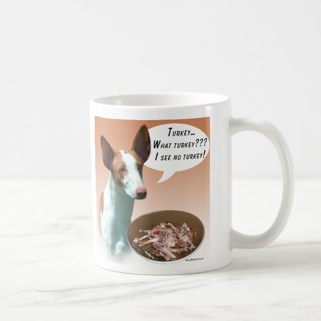 Caneca De Café Ibizan Hound Turquia (Direita)