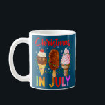 Caneca De Café Ice Cream Christmas In July Summer Vacation Kids<br><div class="desc">Ice Cream Christmas In July Summer Vacation Kids Gift. Perfect gift for your dad,  mom,  papa,  men,  women,  friend and family members on Thanksgiving Day,  Christmas Day,  Mothers Day,  Fathers Day,  4th of July,  1776 Independent day,  Veterans Day,  Halloween Day,  Patrick's Day</div>