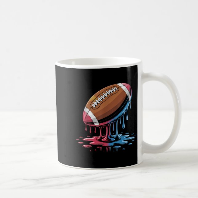 Caneca De Café Ice Cream Drip Football  (Direita)