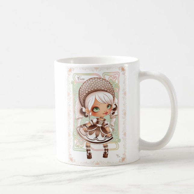 Caneca De Café Ice Cream Lolita Coco (Direita)