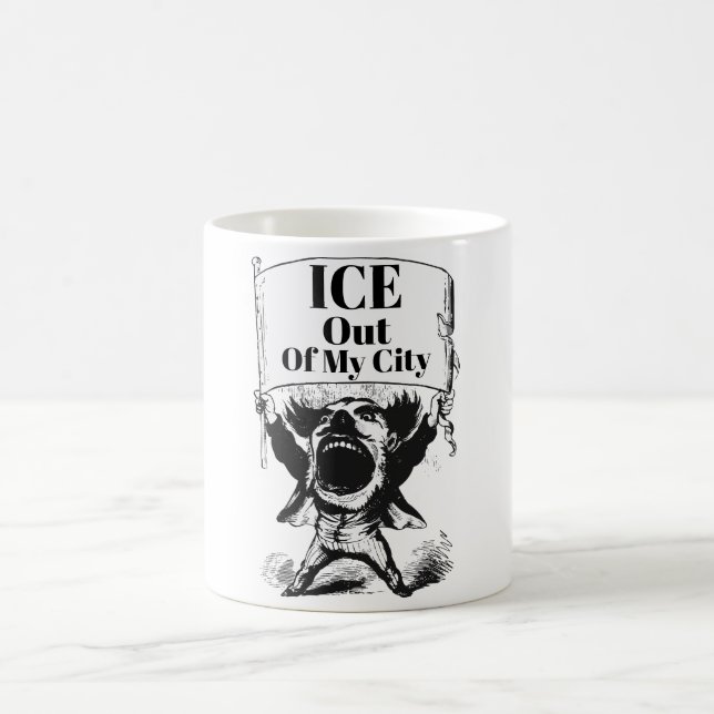 Caneca De Café ICE Out of My City Coffee Mug (Centro)