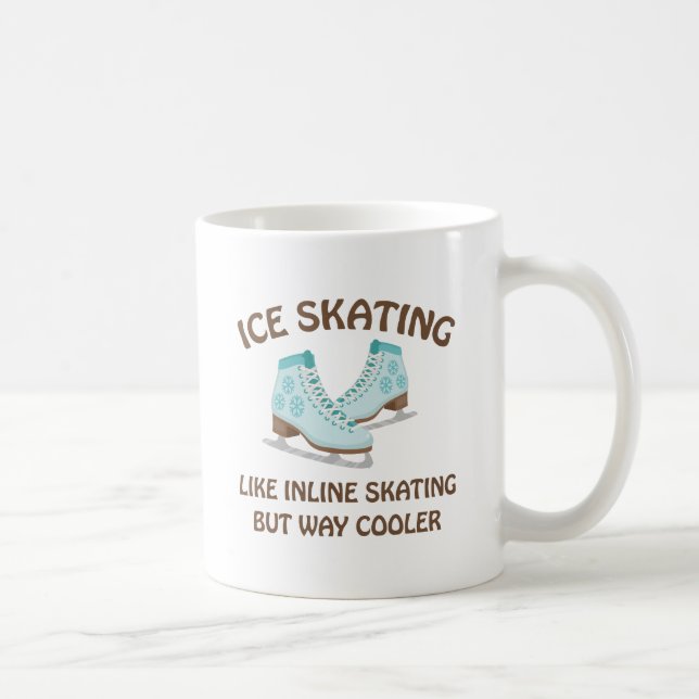 Caneca De Café Ice Skating (Direita)