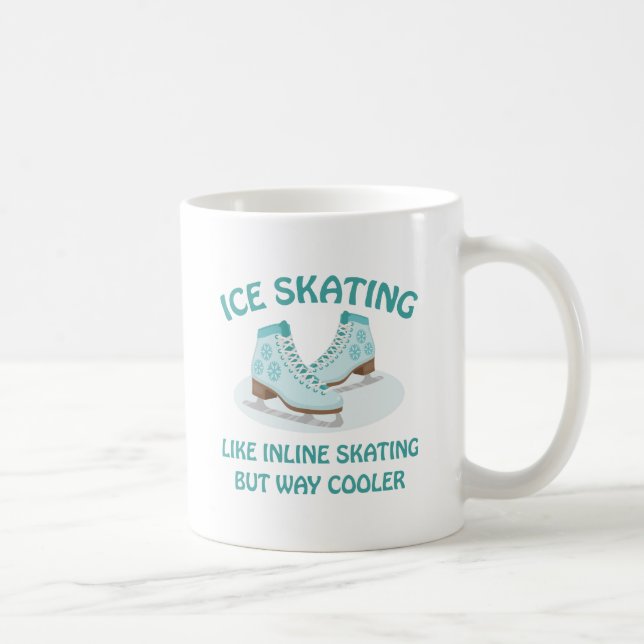 Caneca De Café Ice Skating (Direita)