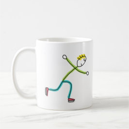 Caneca De Café Ice Skating Stickman