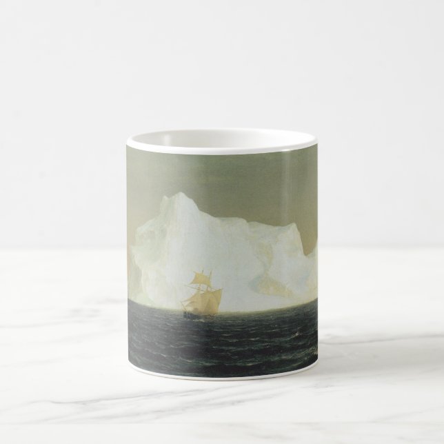 Caneca De Café Iceberg (por Frederic Edwin Church) (Centro)