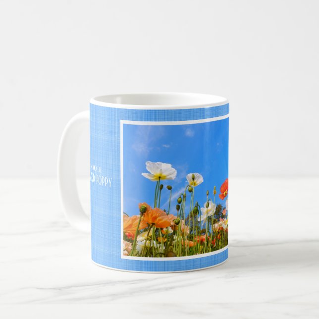 Caneca De Café Iceland Poppy (Frente Esquerda)