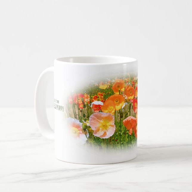 Caneca De Café Iceland Poppy (Frente Esquerda)