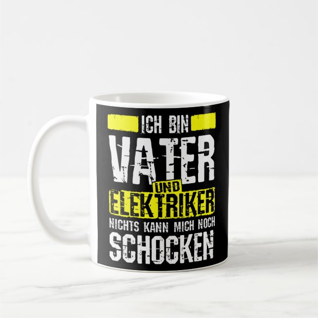 Caneca De Café Ich Caixa Vater Unida Elektroriker Nichts Kann Mic (Esquerda)