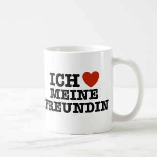 Caneca De Café Ich Liebe Meine Freundin