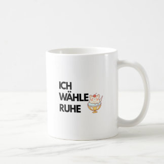 Caneca De Café Ich Wähle Ruhe Mug – German Self Care Quote | Calm