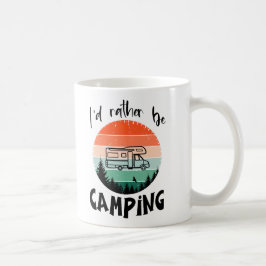 Caneca De Café Ich würde lieber campen Wohnmobil – Grafikdesign
