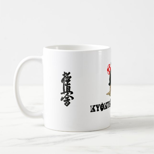 Caneca De Café ICHIGEKI, kanji, kanji, KYOKUSHIN KARATE, dojo (Esquerda)