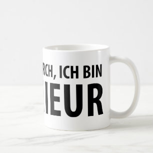 Caneca De Café Ícone de Ingenieur do bin de Ich