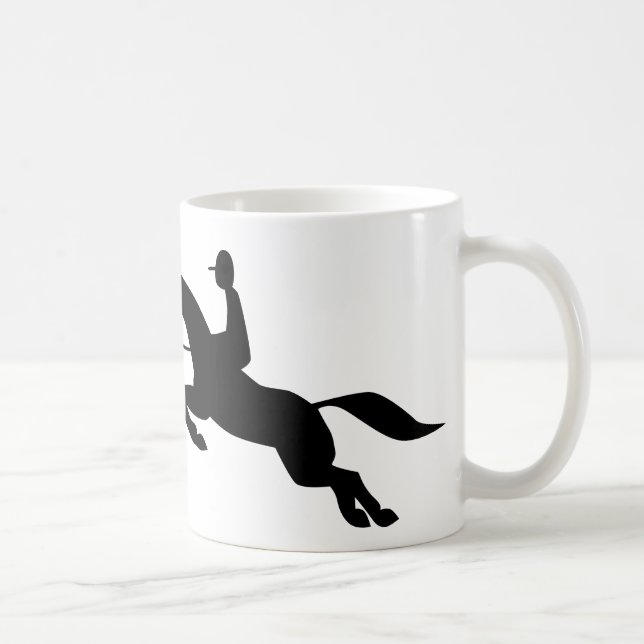 Caneca De Café ícone de salto do cavalo (Direita)