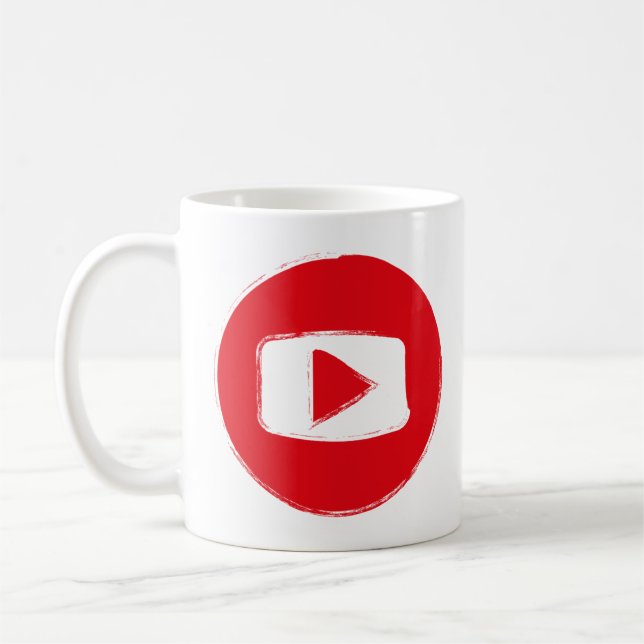 Caneca De Café ícone do YouTube (Esquerda)
