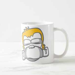 Caneca De Café Ícone mau do macaco