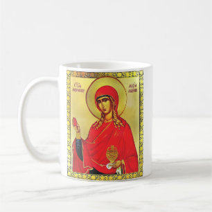 Caneca De Café ícone ortodoxo de Santa Maria Madalena