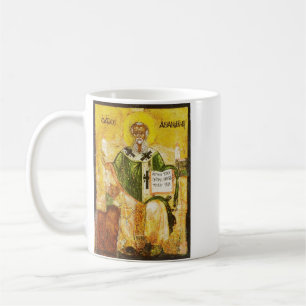 Caneca De Café Ícone Ortodoxo de São Atanásio de Alexandria